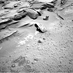 Nasa's Mars rover Curiosity acquired this image using its Left Navigation Camera on Sol 587, at drive 844, site number 30