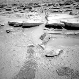 Nasa's Mars rover Curiosity acquired this image using its Left Navigation Camera on Sol 587, at drive 856, site number 30