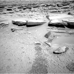Nasa's Mars rover Curiosity acquired this image using its Left Navigation Camera on Sol 587, at drive 862, site number 30
