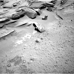 Nasa's Mars rover Curiosity acquired this image using its Right Navigation Camera on Sol 587, at drive 838, site number 30