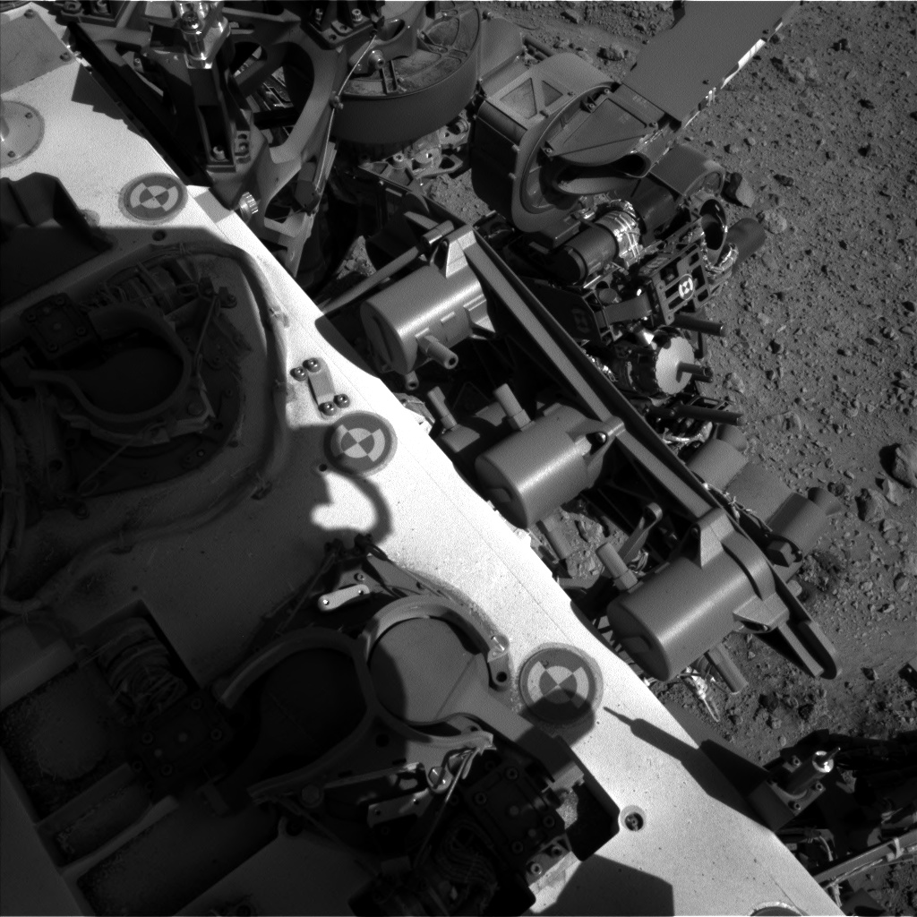 Nasa's Mars rover Curiosity acquired this image using its Left Navigation Camera on Sol 591, at drive 0, site number 31