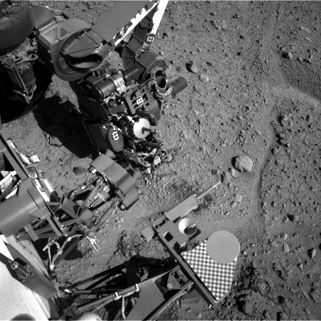 Nasa's Mars rover Curiosity acquired this image using its Right Navigation Camera on Sol 591, at drive 0, site number 31
