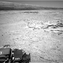 Nasa's Mars rover Curiosity acquired this image using its Left Navigation Camera on Sol 593, at drive 12, site number 31