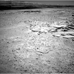 Nasa's Mars rover Curiosity acquired this image using its Left Navigation Camera on Sol 593, at drive 30, site number 31