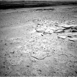 Nasa's Mars rover Curiosity acquired this image using its Left Navigation Camera on Sol 593, at drive 36, site number 31