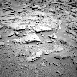 Nasa's Mars rover Curiosity acquired this image using its Left Navigation Camera on Sol 593, at drive 84, site number 31