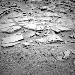 Nasa's Mars rover Curiosity acquired this image using its Left Navigation Camera on Sol 593, at drive 90, site number 31