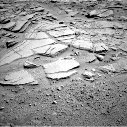 Nasa's Mars rover Curiosity acquired this image using its Left Navigation Camera on Sol 593, at drive 96, site number 31