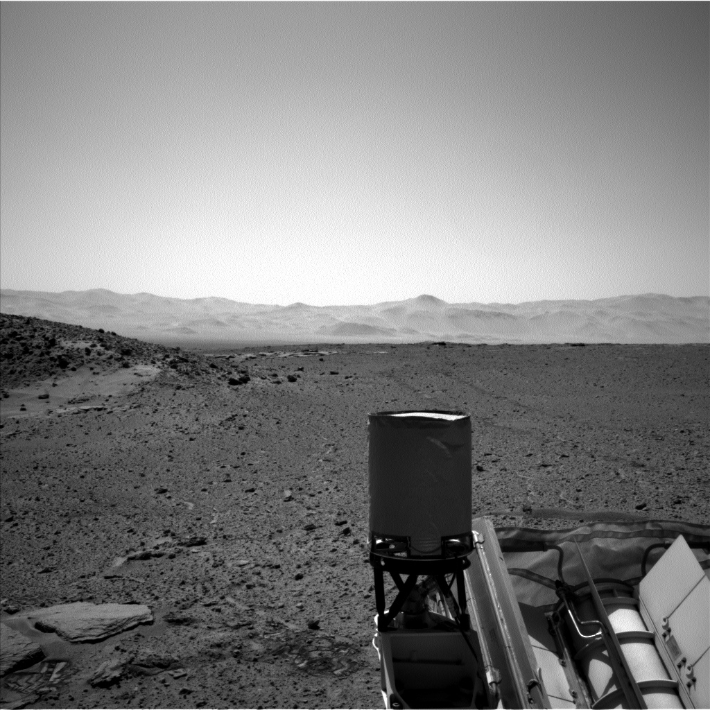 Nasa's Mars rover Curiosity acquired this image using its Left Navigation Camera on Sol 593, at drive 108, site number 31