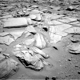 Nasa's Mars rover Curiosity acquired this image using its Left Navigation Camera on Sol 593, at drive 120, site number 31