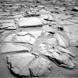 Nasa's Mars rover Curiosity acquired this image using its Left Navigation Camera on Sol 593, at drive 126, site number 31