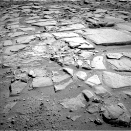 Nasa's Mars rover Curiosity acquired this image using its Left Navigation Camera on Sol 593, at drive 138, site number 31