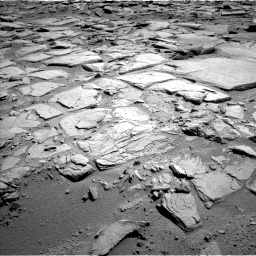 Nasa's Mars rover Curiosity acquired this image using its Left Navigation Camera on Sol 593, at drive 162, site number 31