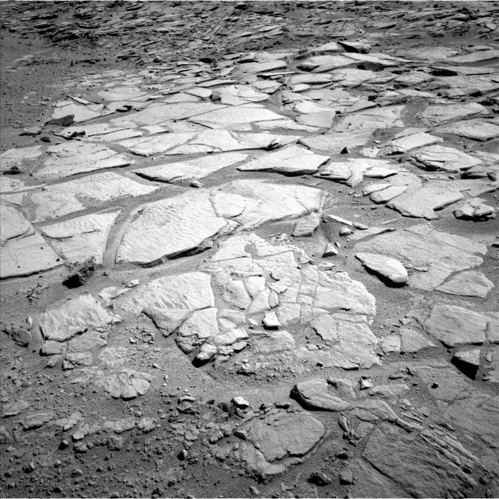 Nasa's Mars rover Curiosity acquired this image using its Left Navigation Camera on Sol 593, at drive 174, site number 31