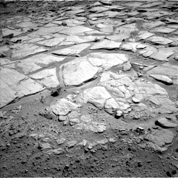 Nasa's Mars rover Curiosity acquired this image using its Left Navigation Camera on Sol 593, at drive 186, site number 31