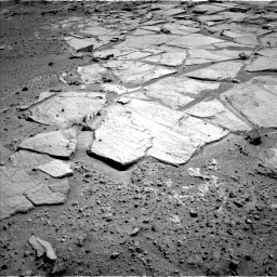 Nasa's Mars rover Curiosity acquired this image using its Left Navigation Camera on Sol 593, at drive 198, site number 31