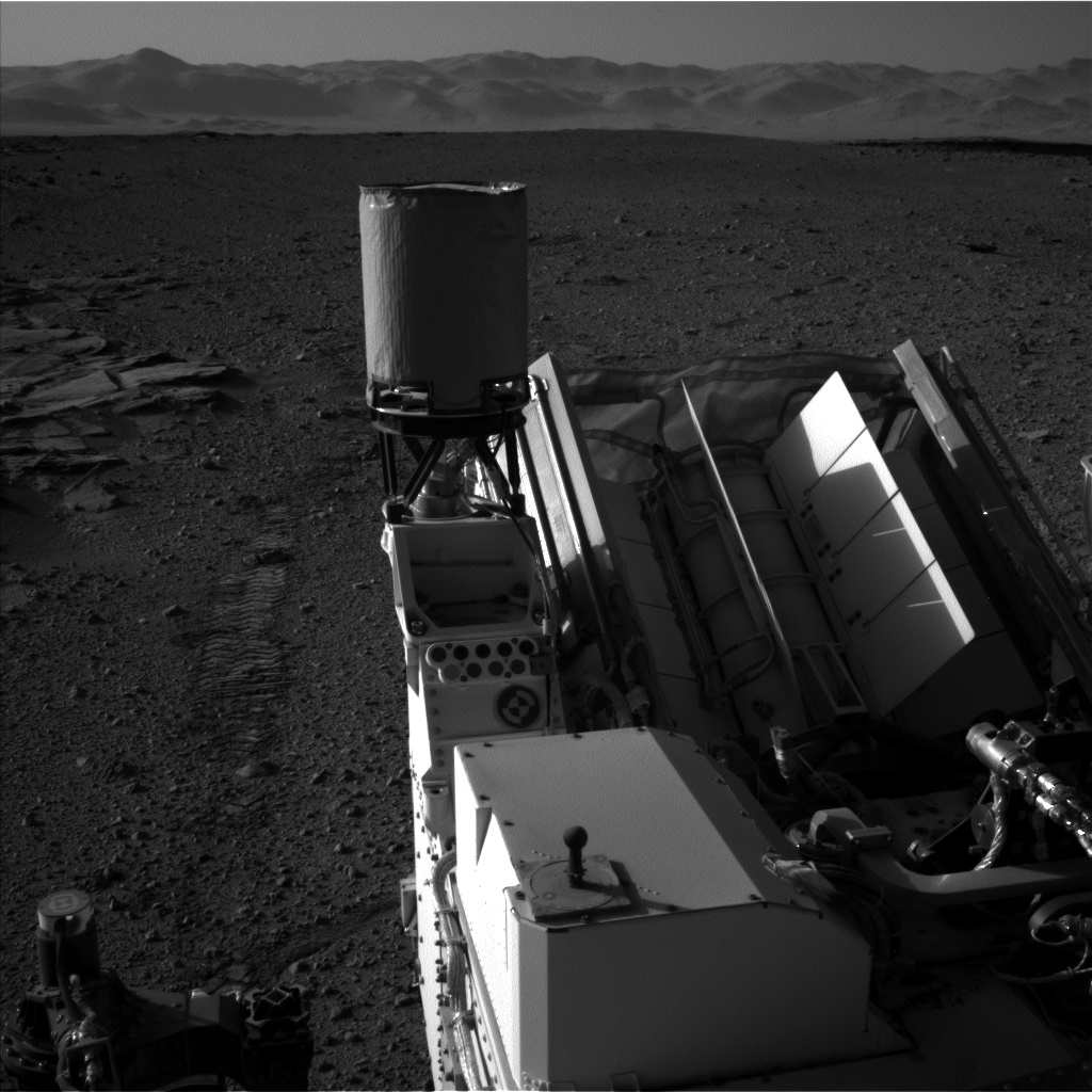 Nasa's Mars rover Curiosity acquired this image using its Left Navigation Camera on Sol 593, at drive 216, site number 31