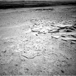 Nasa's Mars rover Curiosity acquired this image using its Right Navigation Camera on Sol 593, at drive 36, site number 31