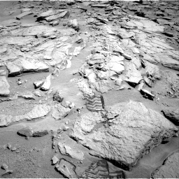 Nasa's Mars rover Curiosity acquired this image using its Right Navigation Camera on Sol 593, at drive 78, site number 31