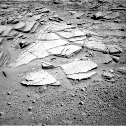 Nasa's Mars rover Curiosity acquired this image using its Right Navigation Camera on Sol 593, at drive 102, site number 31