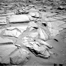 Nasa's Mars rover Curiosity acquired this image using its Right Navigation Camera on Sol 593, at drive 126, site number 31