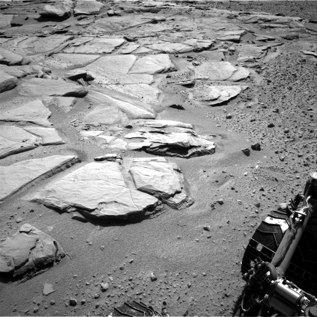 Nasa's Mars rover Curiosity acquired this image using its Right Navigation Camera on Sol 593, at drive 144, site number 31