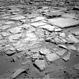 Nasa's Mars rover Curiosity acquired this image using its Right Navigation Camera on Sol 593, at drive 162, site number 31