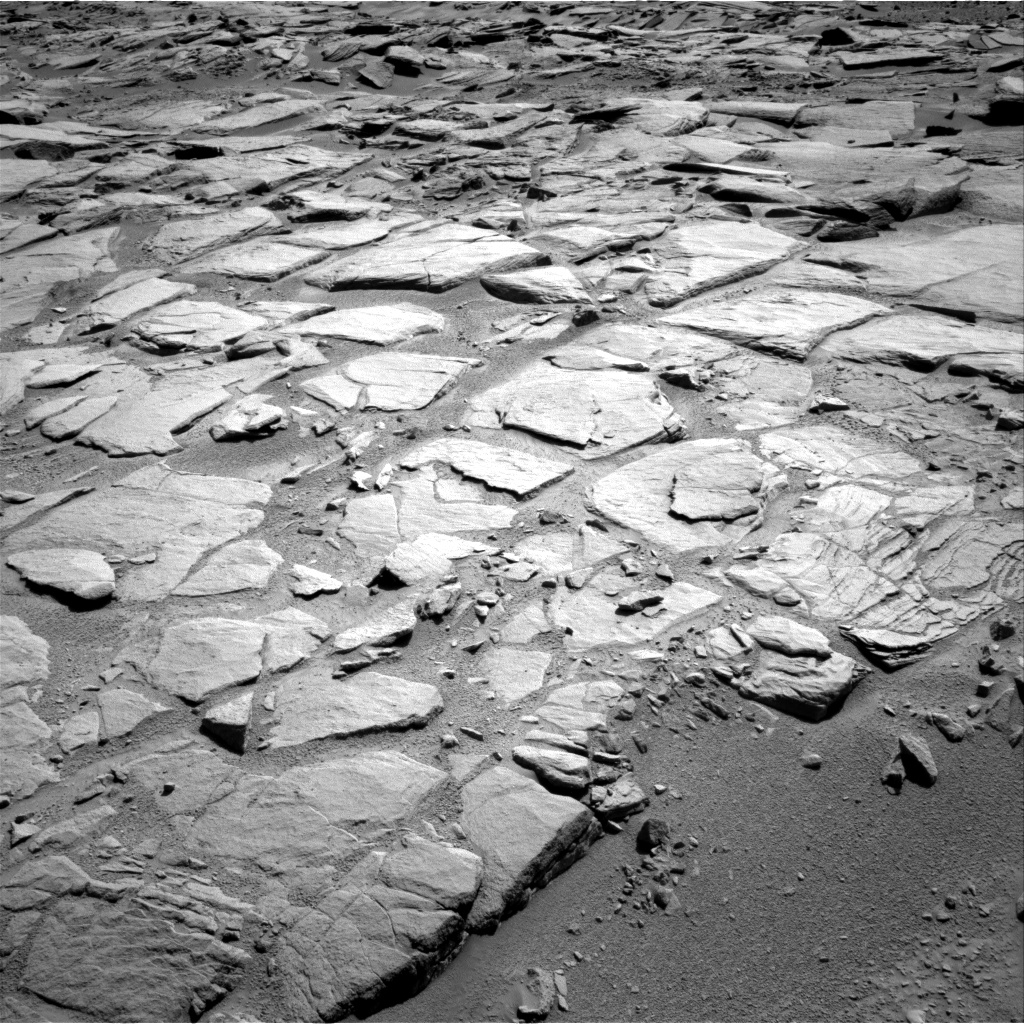 Nasa's Mars rover Curiosity acquired this image using its Right Navigation Camera on Sol 593, at drive 174, site number 31