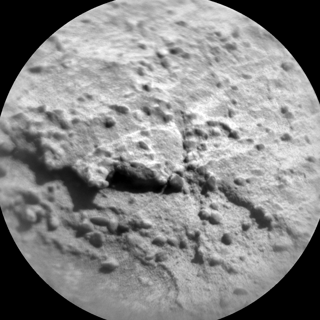 Nasa's Mars rover Curiosity acquired this image using its Chemistry & Camera (ChemCam) on Sol 594, at drive 216, site number 31