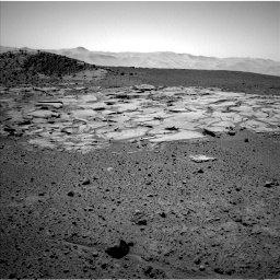 Nasa's Mars rover Curiosity acquired this image using its Left Navigation Camera on Sol 595, at drive 282, site number 31