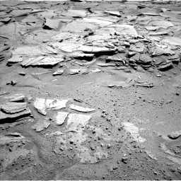 Nasa's Mars rover Curiosity acquired this image using its Left Navigation Camera on Sol 595, at drive 318, site number 31