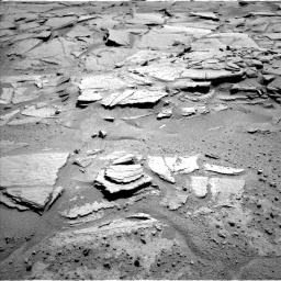 Nasa's Mars rover Curiosity acquired this image using its Left Navigation Camera on Sol 595, at drive 324, site number 31