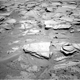 Nasa's Mars rover Curiosity acquired this image using its Left Navigation Camera on Sol 595, at drive 330, site number 31
