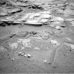 Nasa's Mars rover Curiosity acquired this image using its Left Navigation Camera on Sol 595, at drive 348, site number 31