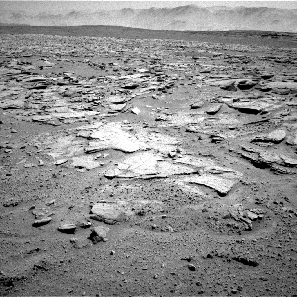 Nasa's Mars rover Curiosity acquired this image using its Left Navigation Camera on Sol 595, at drive 360, site number 31