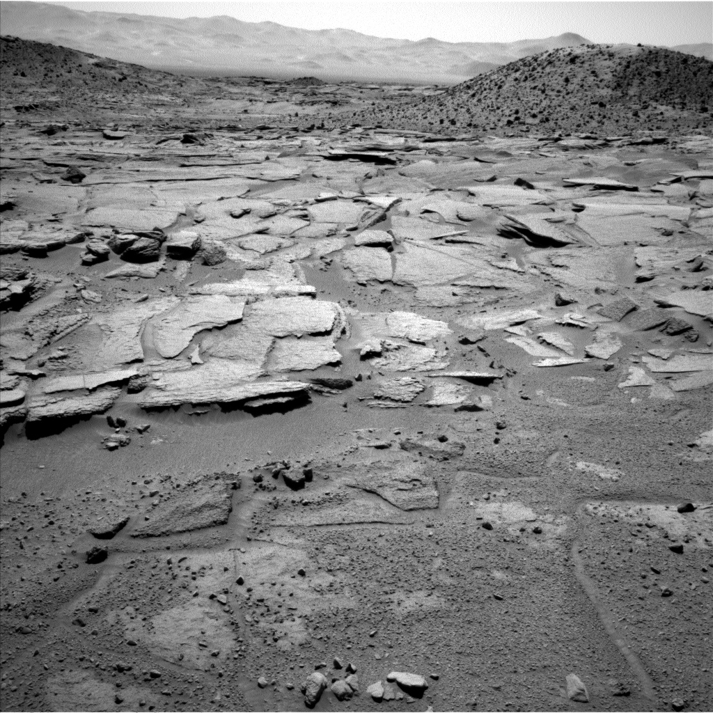 Nasa's Mars rover Curiosity acquired this image using its Left Navigation Camera on Sol 595, at drive 360, site number 31