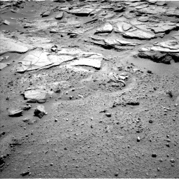 Nasa's Mars rover Curiosity acquired this image using its Left Navigation Camera on Sol 595, at drive 372, site number 31