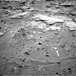 Nasa's Mars rover Curiosity acquired this image using its Left Navigation Camera on Sol 595, at drive 390, site number 31