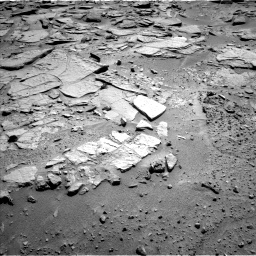 Nasa's Mars rover Curiosity acquired this image using its Left Navigation Camera on Sol 595, at drive 402, site number 31