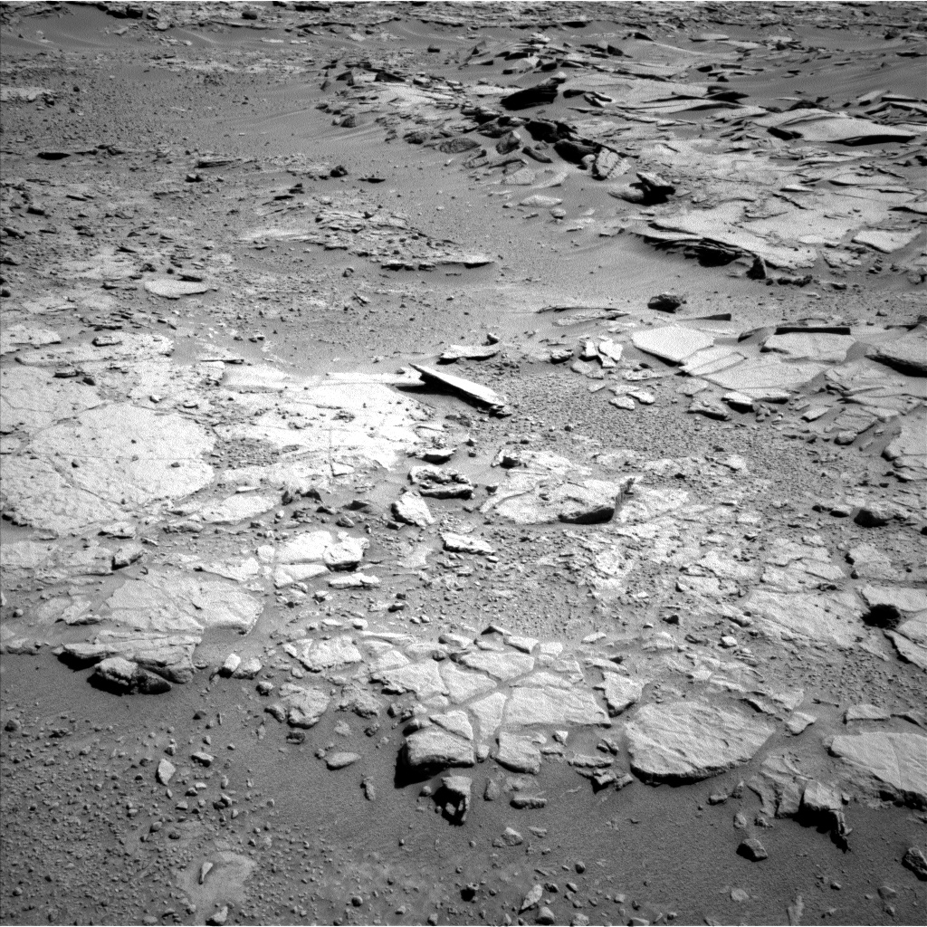 Nasa's Mars rover Curiosity acquired this image using its Left Navigation Camera on Sol 595, at drive 408, site number 31