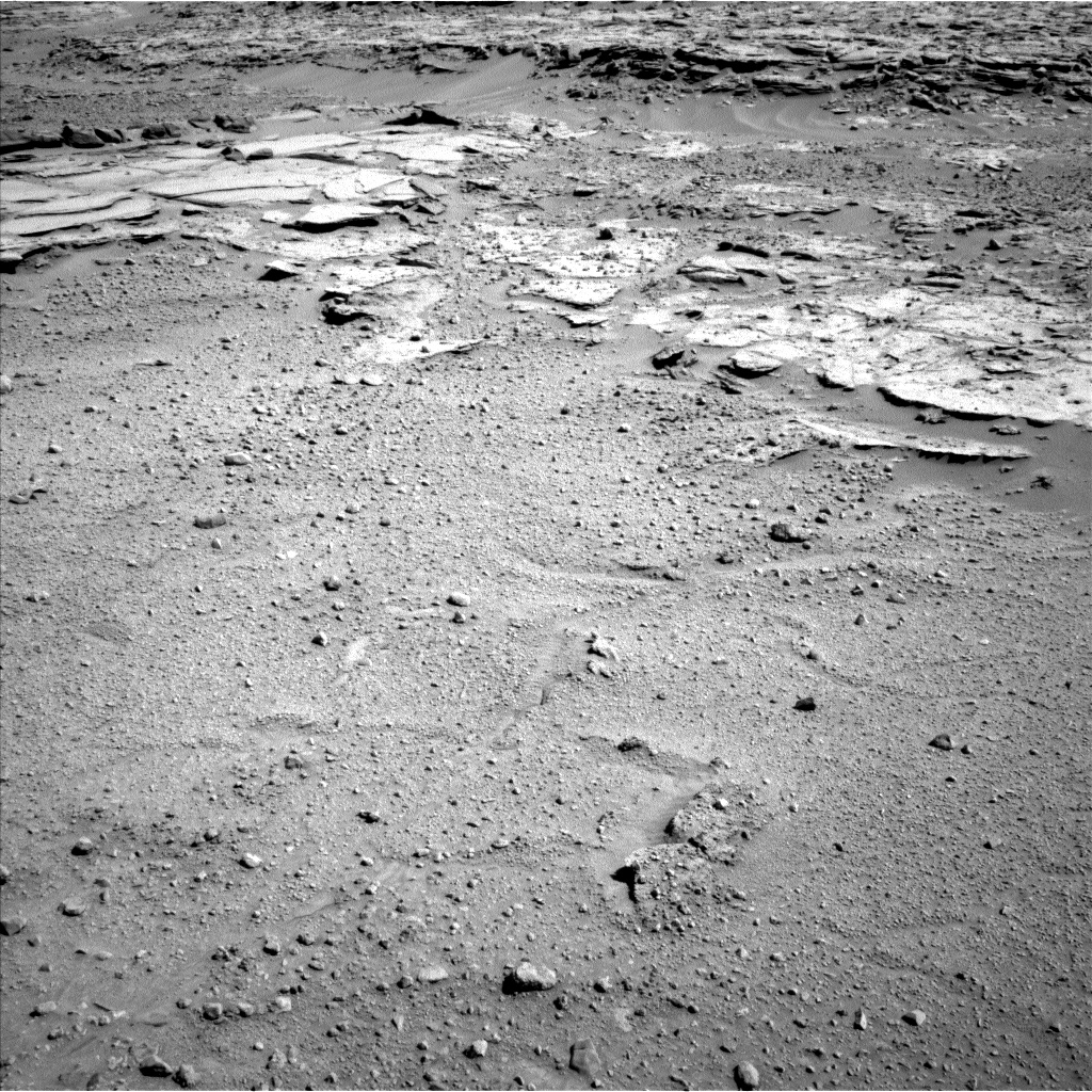 Nasa's Mars rover Curiosity acquired this image using its Left Navigation Camera on Sol 595, at drive 456, site number 31