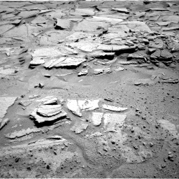 Nasa's Mars rover Curiosity acquired this image using its Right Navigation Camera on Sol 595, at drive 324, site number 31