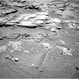 Nasa's Mars rover Curiosity acquired this image using its Right Navigation Camera on Sol 595, at drive 348, site number 31