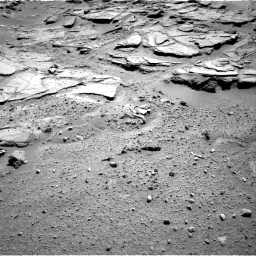 Nasa's Mars rover Curiosity acquired this image using its Right Navigation Camera on Sol 595, at drive 372, site number 31