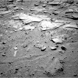 Nasa's Mars rover Curiosity acquired this image using its Right Navigation Camera on Sol 595, at drive 384, site number 31