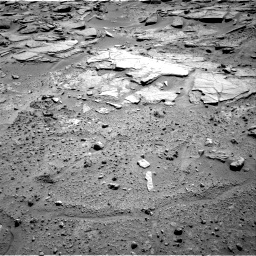 Nasa's Mars rover Curiosity acquired this image using its Right Navigation Camera on Sol 595, at drive 390, site number 31