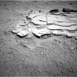 Nasa's Mars rover Curiosity acquired this image using its Left Navigation Camera on Sol 597, at drive 658, site number 31