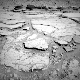 Nasa's Mars rover Curiosity acquired this image using its Left Navigation Camera on Sol 597, at drive 676, site number 31