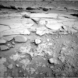 Nasa's Mars rover Curiosity acquired this image using its Left Navigation Camera on Sol 597, at drive 688, site number 31