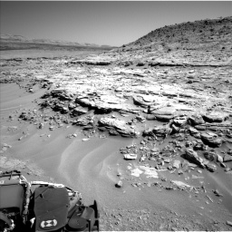 Nasa's Mars rover Curiosity acquired this image using its Left Navigation Camera on Sol 597, at drive 712, site number 31